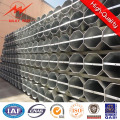8m 5kn Africa Galvanized Electric Power Pole Manufacture